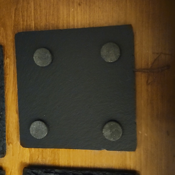 Coasters, Black Slate set of 4 Fishing Themed - Picture 4 of 5